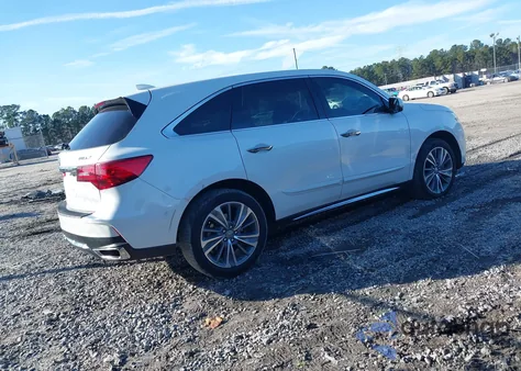 2018 Acura Mdx Technology Package Acurawatch Plus Pkg из США, поврежденный, VIN 5J8YD3H56JL002457